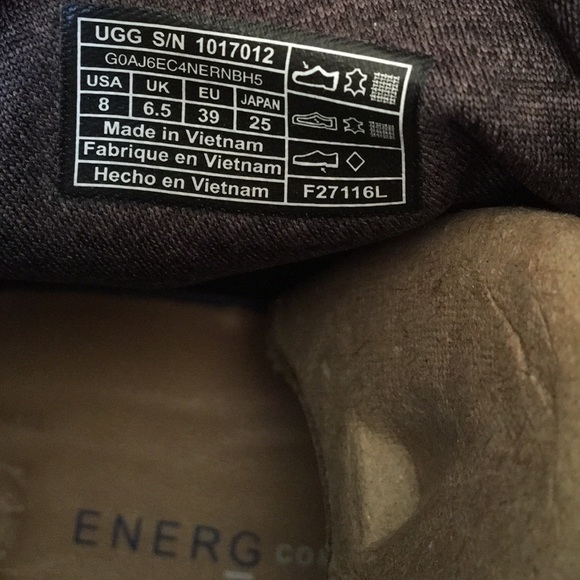 BN UGG SZ. 8 ISLAY BLACK SLOUCHY HIGHTOPS❄️NWT - Picture 6 of 8